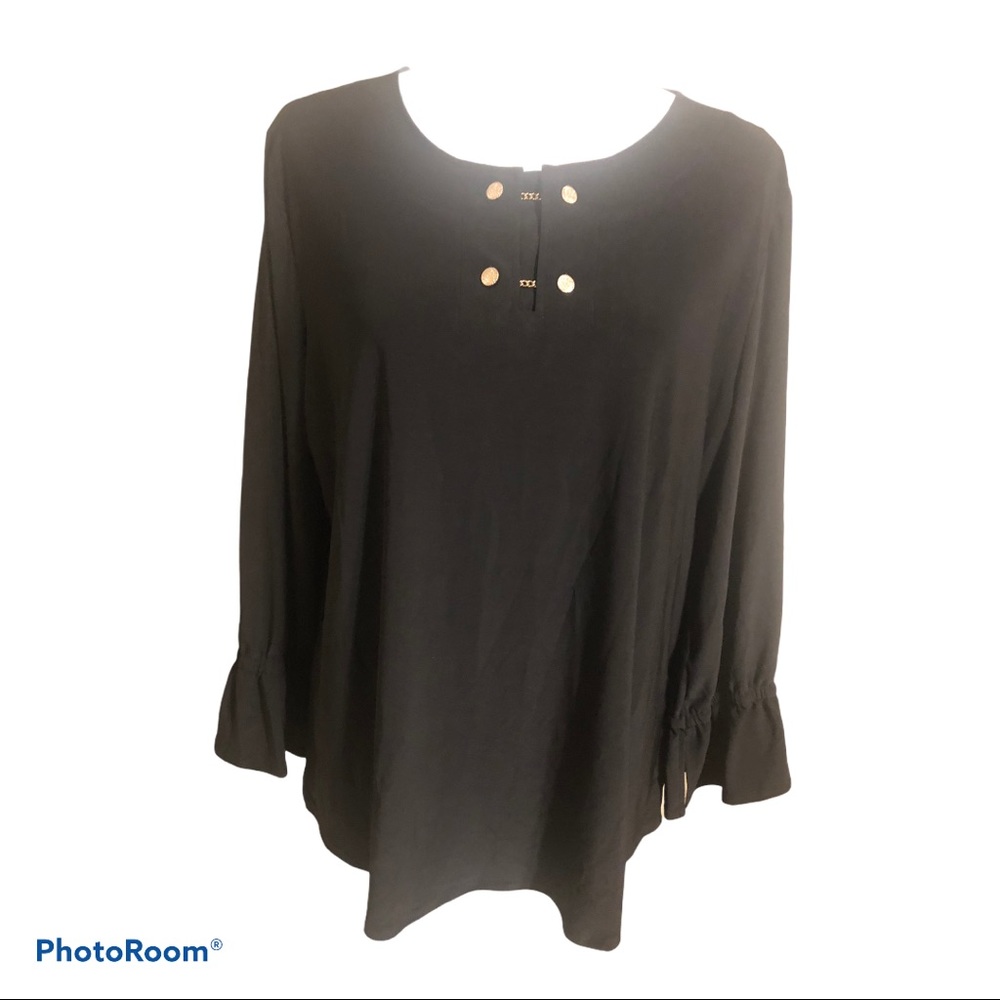 Anne Klein black blouse